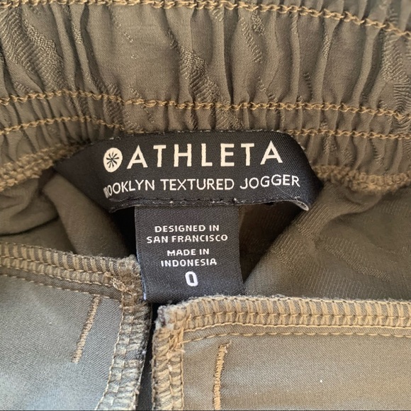 ATHLETA Brooklyn Textured Jogger In Olive - Picture 14 of 14